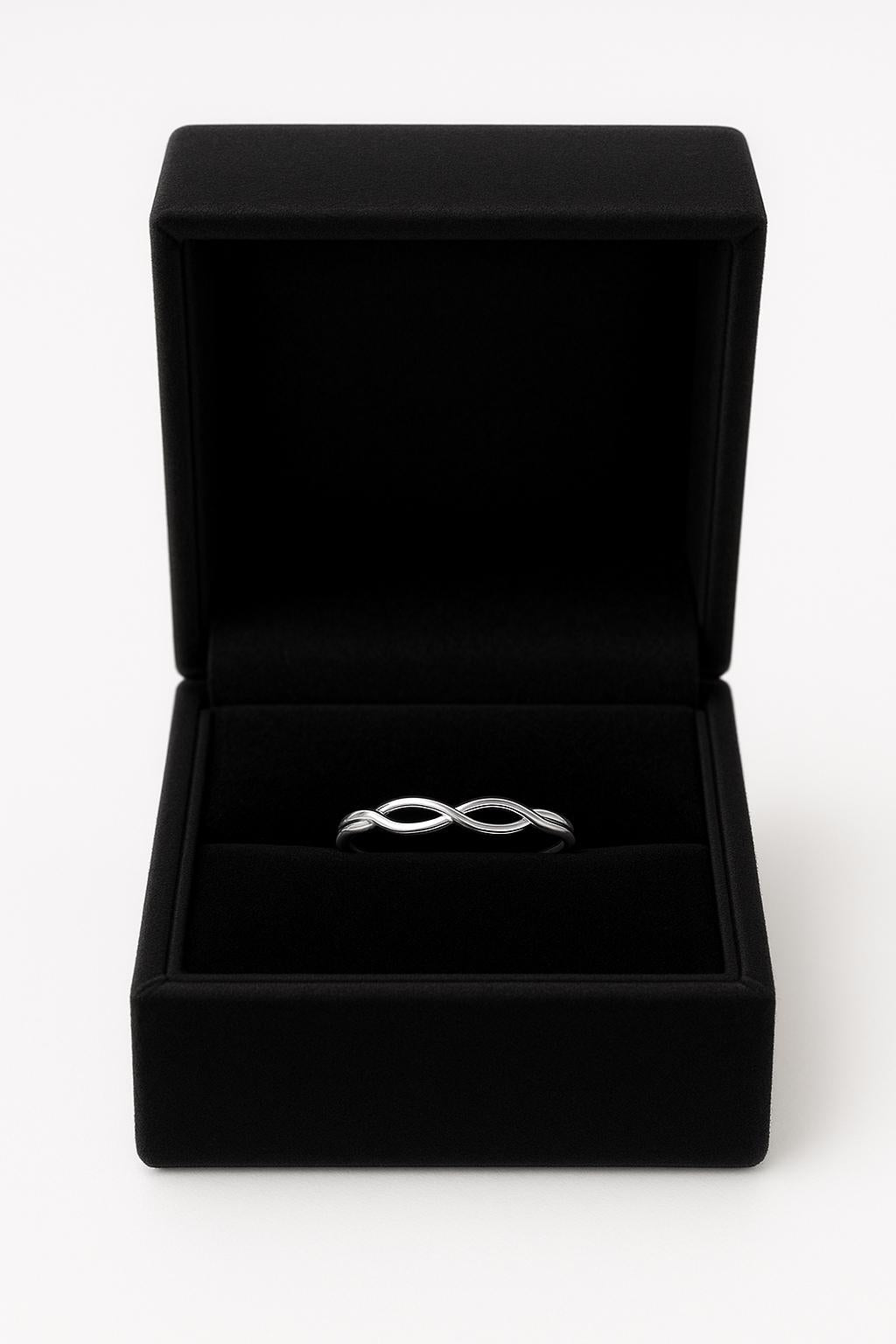 Braided Twist Knuckle/Midi Ring - Sterling Silver or 14K Gold-Filled - Minimalist Stackable Ring
