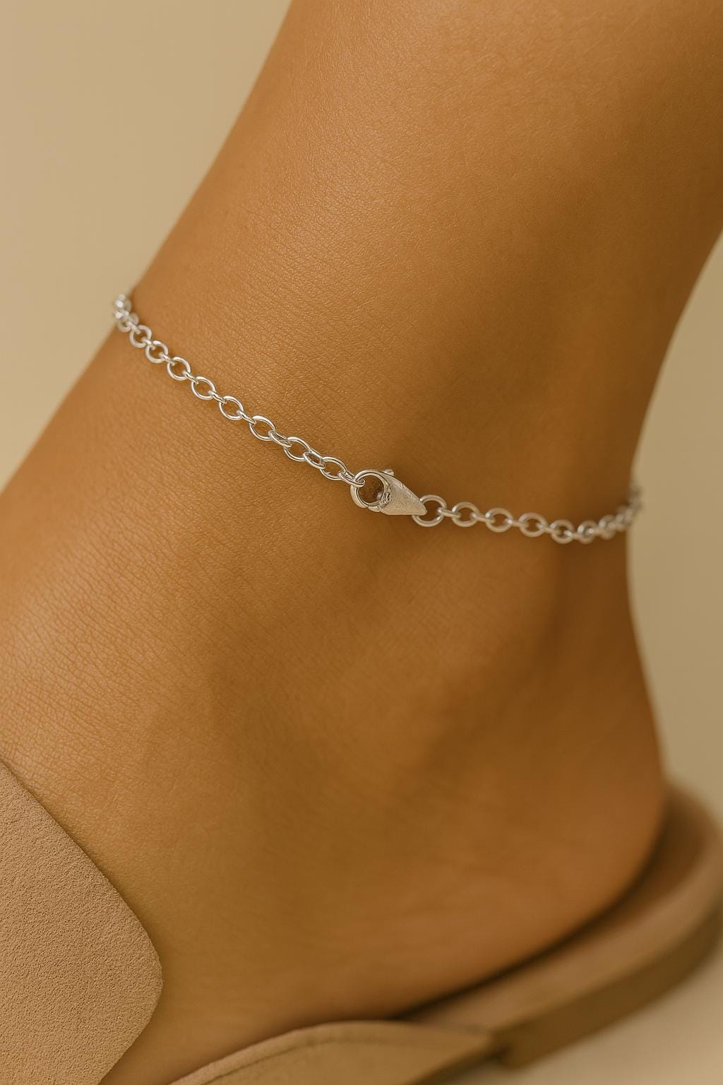 Anklet • 14K Gold-Filled or 925 Sterling Silver • Sizes 9″–14″ • Lobster Claw Clasp - Summer Jewelry, Gold Anklet