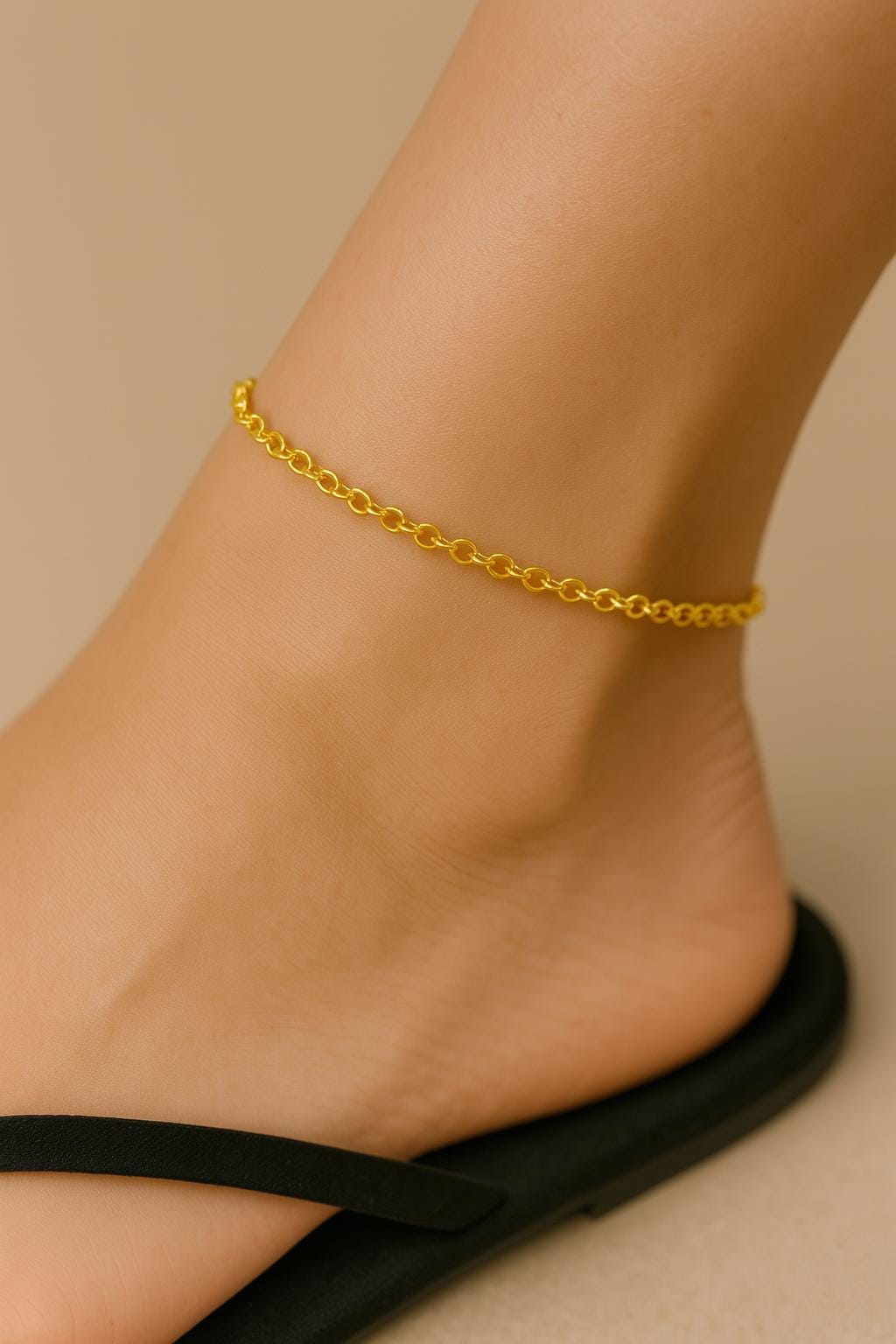 Anklet • 14K Gold-Filled or 925 Sterling Silver • Sizes 9″–14″ • Lobster Claw Clasp - Summer Jewelry, Gold Anklet