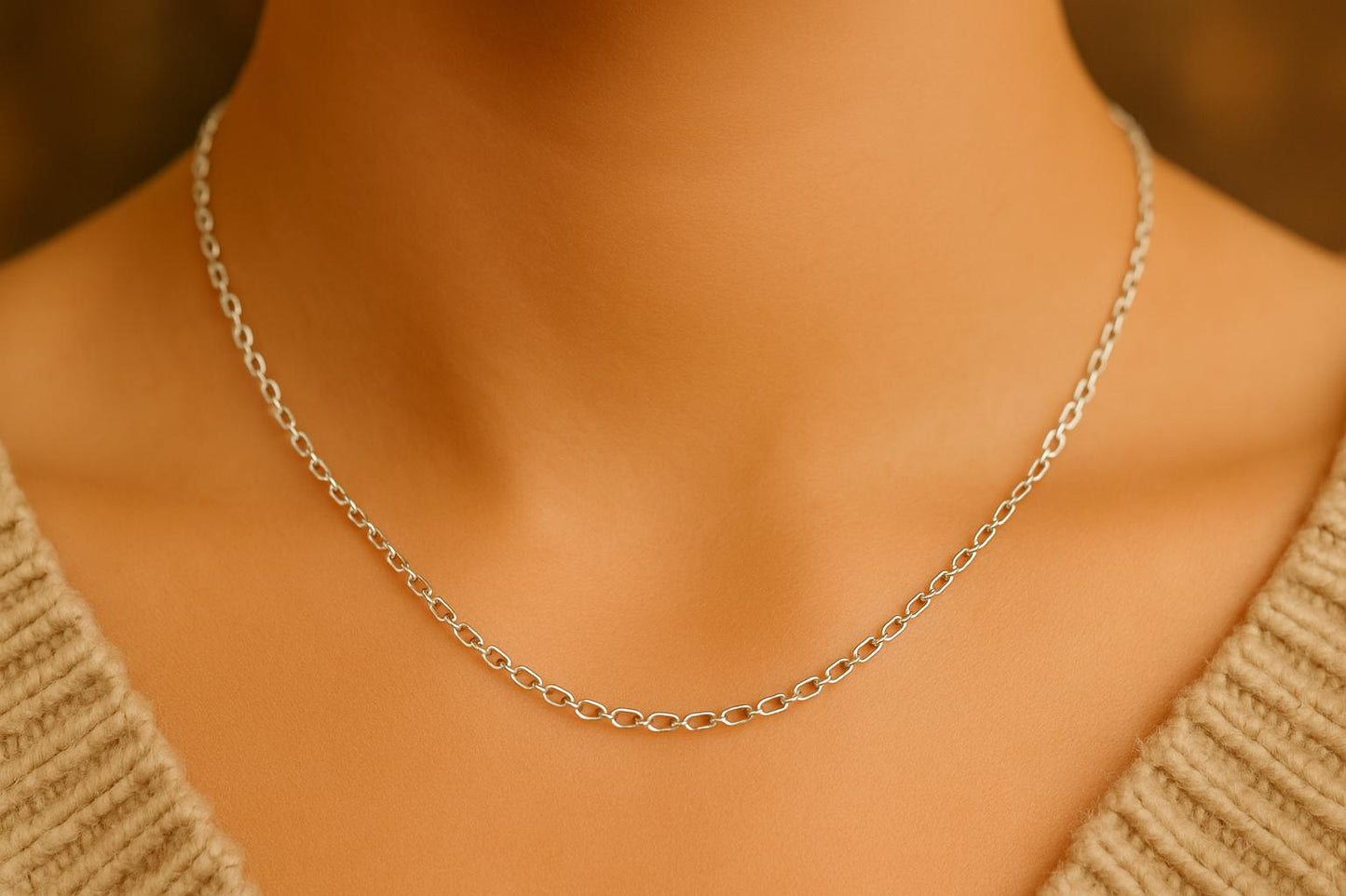 flat oval cable chain necklace, gold filled chain necklace, sterling silver chain necklace, minimalist gold necklace, layering chain necklace, 14k gold filled jewelry, delicate gold chain, silver layering necklace, handmade gold chain, everyday jewelry necklace, simple gold chain, classic silver chain, hypoallergenic jewelry, gold and silver necklace, modern minimalist jewelry, flat link chain necklace, gold layering necklace, silver flat cable chain, tarnish resistant jewelry, artisan made jewelry, lightwe