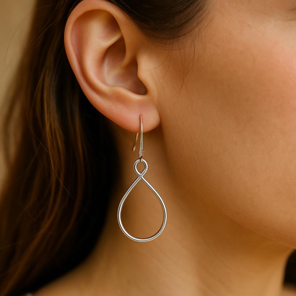 Gold Dangle Tear Drop Earrings, 14k Gold Teardrop Earrings • Handcrafted Minimalist Dangles • Hypoallergenic Everyday Jewelry, Gold Earrings