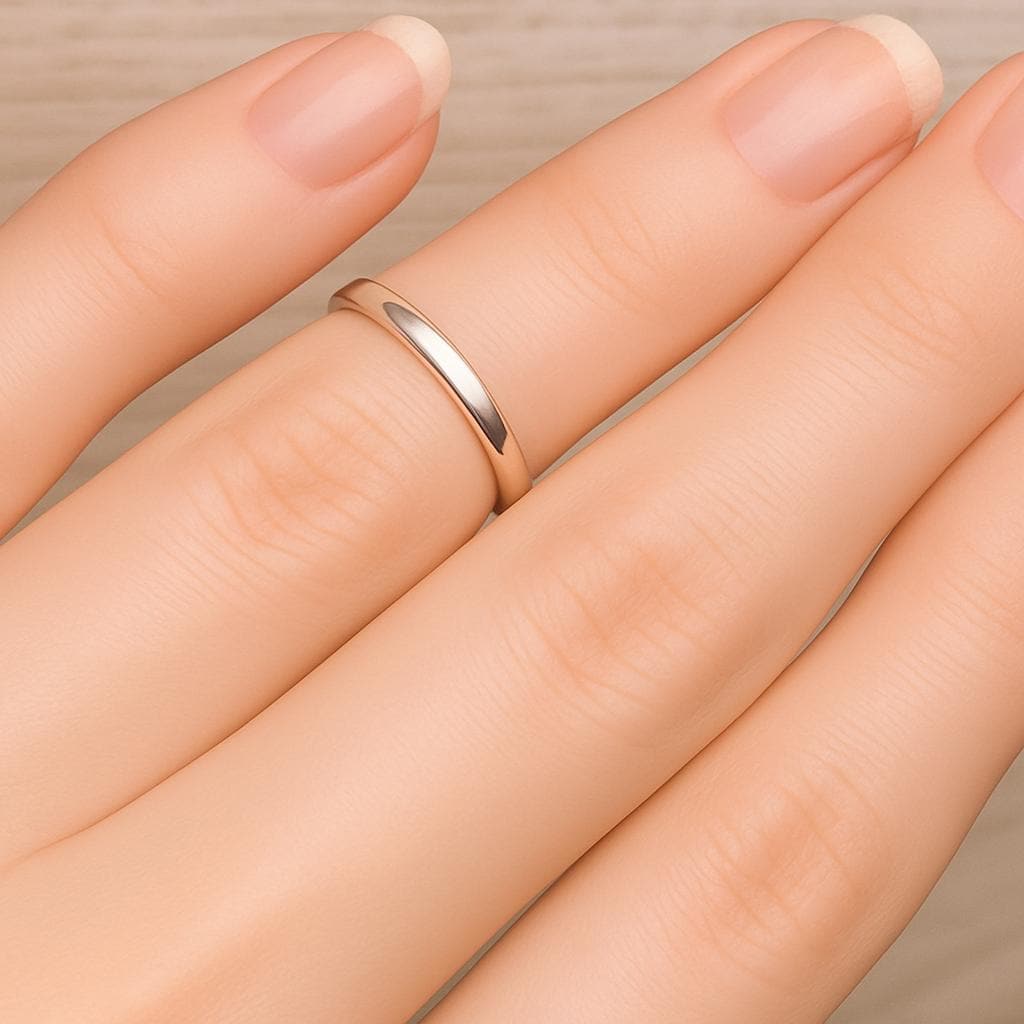 14k Gold-Filled Knuckle Ring – Dainty Midi Ring – Minimalist Stacking Knuckle Band – Hypoallergenic Gift for Her