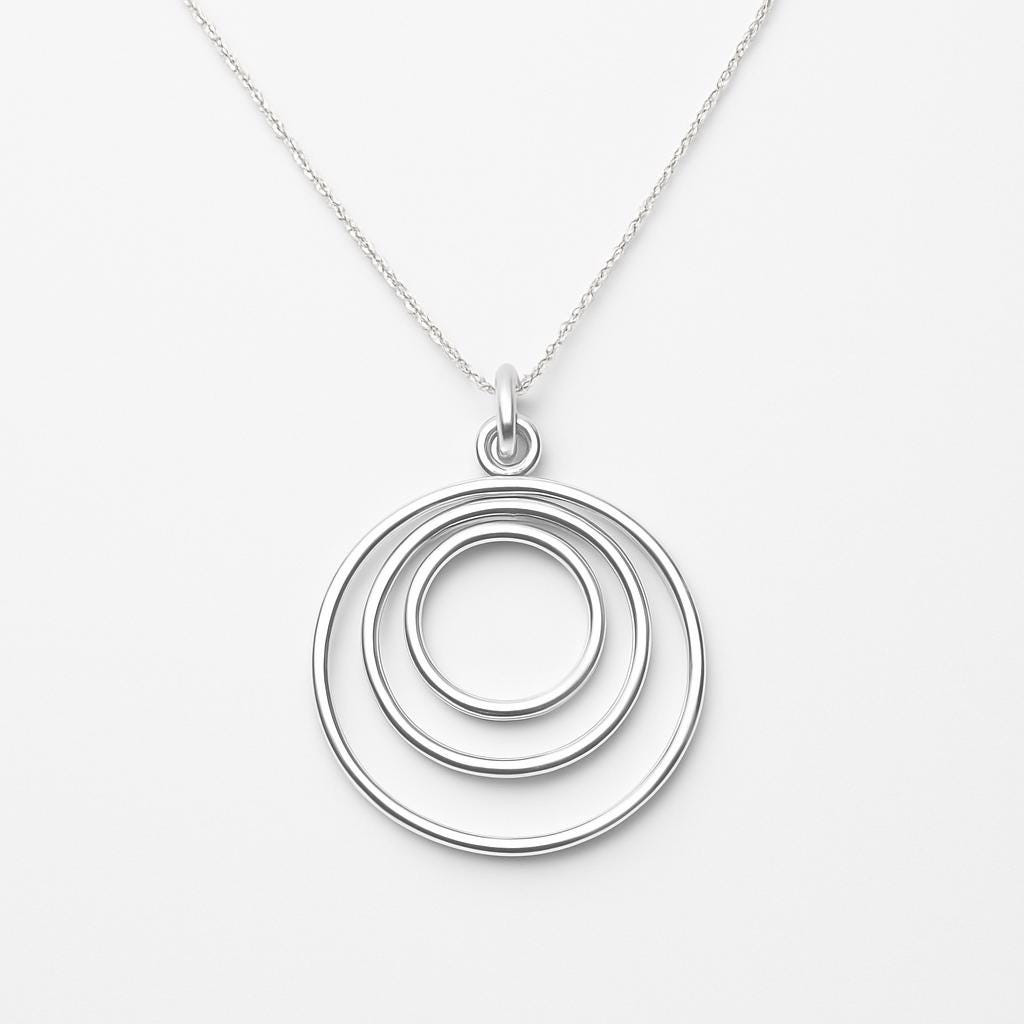circle pendant necklace, sterling silver circle necklace, gold filled circle necklace, minimalist pendant necklace, handmade circle jewelry, concentric rings necklace, layered circle pendant, everyday necklace for women, dainty gold necklace, dainty silver necklace, modern minimalist necklace, geometric pendant necklace, gold and silver jewelry, simple round pendant necklace, handcrafted silver necklace, 14k gold filled jewelry, silver layering necklace, gift for her jewelry, anniversary jewelry gift, bride