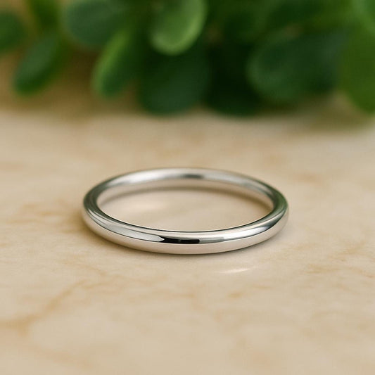 Minimalist Sterling Silver Ring • .925 Dainty Stacking Band • Simple Everyday Ring • Thin Silver Ring • Delicate Layering Jewelry for Her