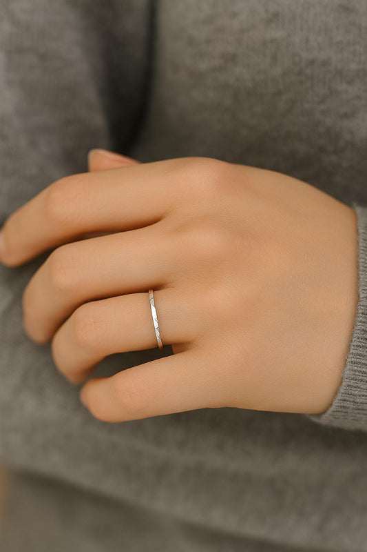 Thin Ring, Sterling Silver Ring, Shiny Ring, Women's Ring, Stacking Ring, Sterling Silver, St Clair Fine Jewelry, Gift Ready