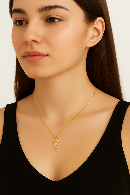 14k gold filled necklace, infinity necklace gold, dainty gold necklace, minimalist necklace, infinity pendant, delicate gold chain, everyday necklace, gold filled jewelry, layered necklace, gift for her, bridesmaid necklace, gold infinity jewelry, StClairFineJewelry